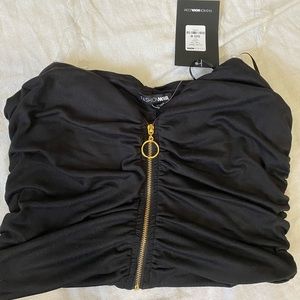 Fashion nova scrunched top